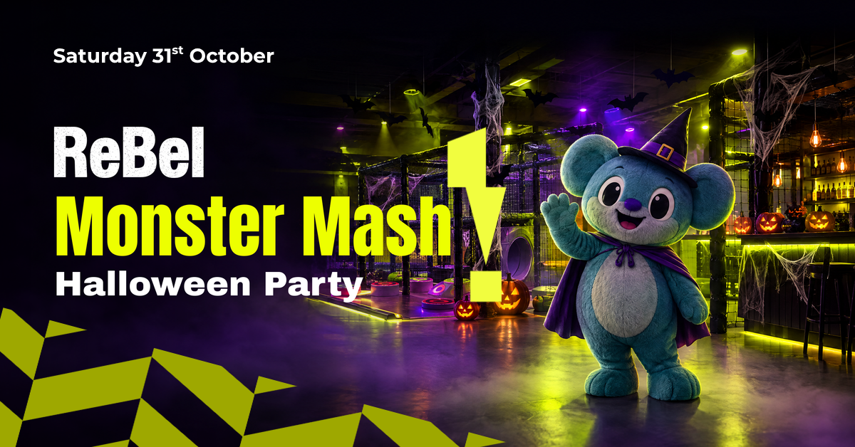 reBel's Monster Mash Halloween party, Saturday 31 October